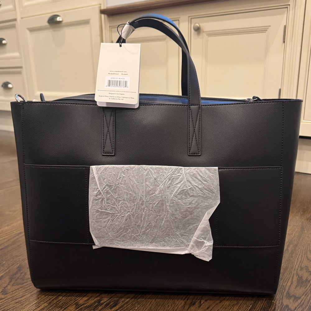 Calpak Black Laptop Bag